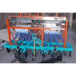 Shapar Agro Tractor Operated Automatic 15 Tyne 64 Inch Double Hopper Seed Cum Fertilizer Drill With 30 Pipes