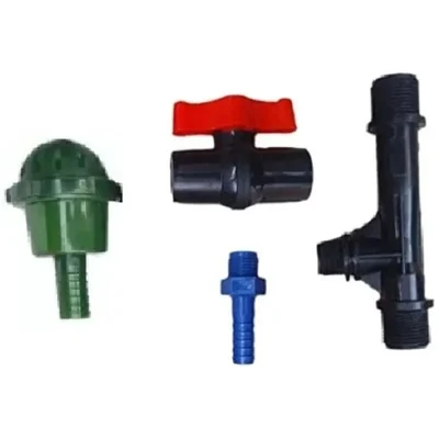 Heavy Duty Rarehaunt 3/4 Inch Threaded Venturi Set Fertilizer Injector Irrigation of 5 Inch Drip Irrigation Kit Set