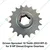 Driven Sprocket 18 Teeth (D531RT-2) For 9 HP Diesel Engine Gearbox of Back Rotary Power Tiller | E12857473