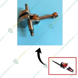 Dual Thread 20 Crmo Crankshaft, For 2 Stroke 26 CC (32F/34F) Petrol Hedge Trimmer- HT729