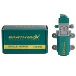 EARTHMAX 12V DC Single Motor Diaphragm Pump 110 PSI | Compact High-Pressure Sprayer Pump for Agricultural Use