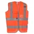 EVION ES-032 High Visibility Orange Reflective Vest(Size-S)