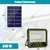GIGAWATTS 600W LED Solar Flood Light with Panel & Remote Control for Home Garden Wall Parking Garage Basement Farms