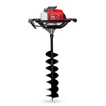BALWAAN 63 cc 2 Stroke Heavy Duty Petrol Earth Auger with 8 Inch Double Spiral Bit Suitable for Digging Holes, Plantation & Fencing Purpose |BE-63