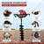 BALWAAN 63 cc 2 Stroke Heavy Duty Petrol Earth Auger with 8 Inch Double Spiral Bit Suitable for Digging Holes, Plantation & Fencing Purpose |BE-63