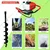 Gramstrong 52-cc 2-stroke Earth Auger / Post hole digger Engine with 6 & 10 inch Drill Bit