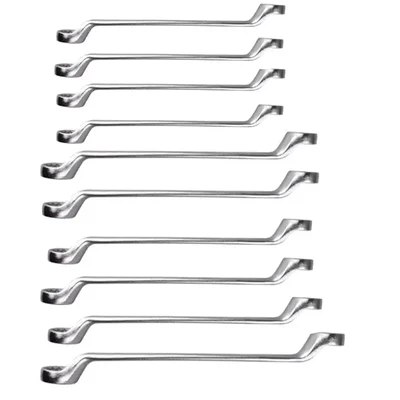 Eastman 10 Pcs BI-Hexagonal Deep Offset Ring Spanners Set (E-2006)