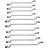 Eastman 10 Pcs BI-Hexagonal Deep Offset Ring Spanners Set (E-2006)