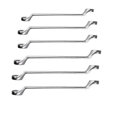 Eastman 6 Pcs BI-Hexagonal Deep Offset Ring Spanners Set (E-2006)