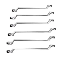 Eastman 6 Pcs BI-Hexagonal Deep Offset Ring Spanners Set (E-2006)