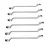 Eastman 6 Pcs BI-Hexagonal Deep Offset Ring Spanners Set (E-2006)