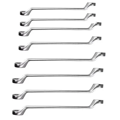 Eastman 8 Pcs BI-Hexagonal Deep Offset Ring Spanners Set (E-2006)