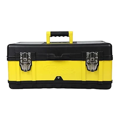 Eastman 17 Inch Plastic And Steel Tool Box with Eazi Tools Branding (E-2250)
