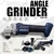 JRS Drive 100 mm 800 W Cordless Angle Grinder with Accessories, 9000 RPM (ECAG-100)