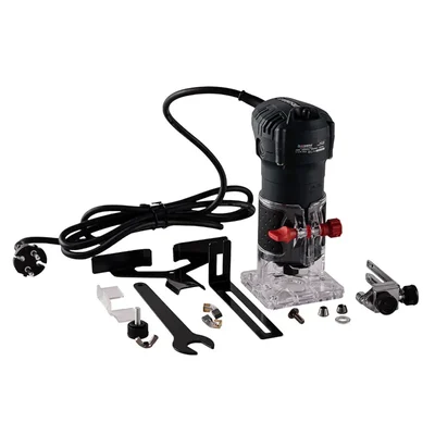 JRS Drive 6-8 mm 600 Watt Electric Wood Trimmer With Accessories, 30000 RPM (EWT-608)