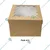 Eco-friendly Kraft Material Double Pastry Box (Pack of 5)