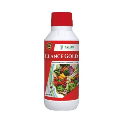 Exylon Elance Gold (Emamectin Benzoate 1.5% + Fipronil 3.5% SC) Broad Spectrum Insecticide | For Various Insect Pest(Quantity-250 ml)