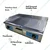 Commercial SS Electric Griddle Plate Flat with Grooved 4.4 KW
