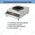 Commercial 5 Kw Electric High Power Induction Wok Cooktop