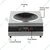 Commercial 5 Kw Electric High Power Induction Wok Cooktop