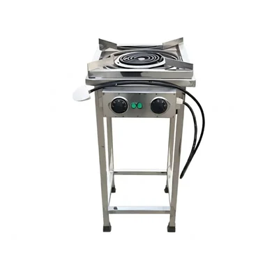 Heavy Duty 15 x 17 x 30 inch, 4 KW Electric Operated Tabletop Hot Plate for Commercial Use