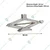 Heavy Duty 1 Ton Electric Vehicles Scissor Jack With Handle for Hatchback Cars, Auto Rickshaws - 300 mm Max. Lifting Height