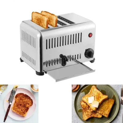 Premium Quality 4 Slice Electric Stainless Steel Bread Toaster, 3200W 