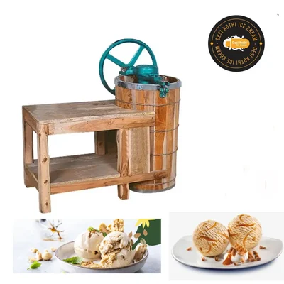 18 Liters Semi Automatic Kothi Ice Cream Machine without Motor