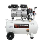 Elephant 30 Litres Oil Free and Noiseless Air Compressor with 1 HP Copper Winding Motor and 8 Bar Max. Pressure (AC-30DC)