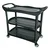 Commercial Executive Black Utility Service Cart