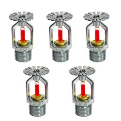SENSE SAFETY 68°C Pendent Fire Sprinkler System (Pack of 5) - Ceiling Mounted Fire Fighting Equipment