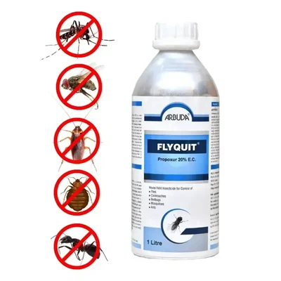 ARBUDA Flyquit Propoxur 20% EC for Control of Cockroaches, and Bedbugs | 1 Ltr