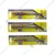Jon Bhandari Tools Four Slot Wood Drill Bit Set 3pcs Carbon Steel Auger Bits with Hex Shank for Wood and Plastic