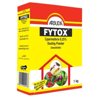 Arbuda FYTOX  Cypermethrin 0.25% DP For Insect/ Pest Control | 1 Kg