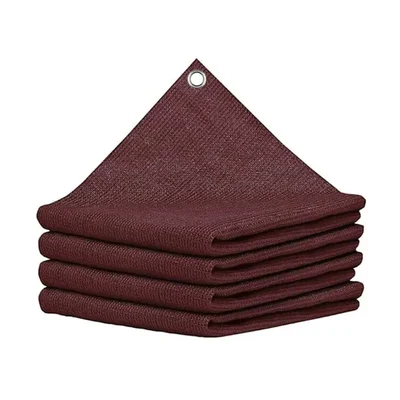 FREXXA HDPE Fabric Sun Shade Net 90% Protection from Sun & UV Ideal for Outdoor, Garden, Balcony, Parking, 10 x 20 Ft(Color-Maroon)