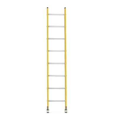 Vishwakarma FRP Fiberglass 8 Steps (2.43m) Wall Support Ladder 
