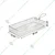 Mini Rectangular Fish and Chip Serving Basket with S.S. Body (26x13x3.5cm) 