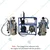 Commercial 25 Liter Fixed Pipeline Double Bucket Milking Machine without Engine