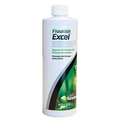 SEACHEM Flourish Excel 250ml, CO2 injection Aquatic Plant Fertilizer (250 ml)