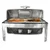 Premium Quality Mirror Finished Buffet Food Warmer With Fuel Holders and Transparent Lid, 8 Litre Capacity