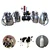 Commercial 25 Liter Four Bucket Milking Machine with 2HP Motor