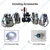 Commercial 25 Liter Four Bucket Milking Machine with 2HP Motor