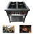 Commercial Stainless Steel 42 X 42 Inch Four Burner Gas Range
