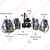 Commercial 25 Liter Four Bucket Milking Machine with 2HP Motor