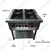 Commercial Stainless Steel 42 X 42 Inch Four Burner Gas Range