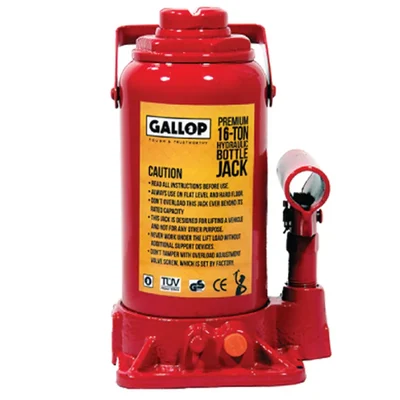 Gallop 16 Ton Hydraulic Bottle Jack-Adjustable Height 225mm to 425mm for Trucks,Buses & Construction Vehicles-KC1008 H.D