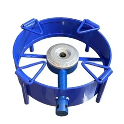 Bapa Round 12 x 12 x 8 Inches Diamond Gas Stove Mini Bottom Burner, with Mild Steel Body