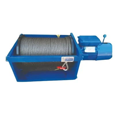 GKS 1 Ton Electric Winch Machine With 2 HP Copper Winding Motor -Three Phase