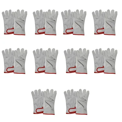 Premium Quality Gloves For Driving And Industrial Uses ( Pack of 10 )