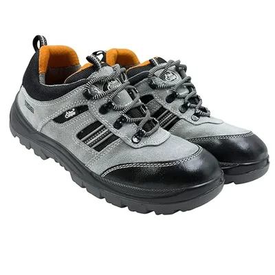 Allen Cooper 1156 Gray Colour Men's Safety Shoe (Size-7 No)